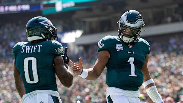 d'andre swift jalen hurts 42
